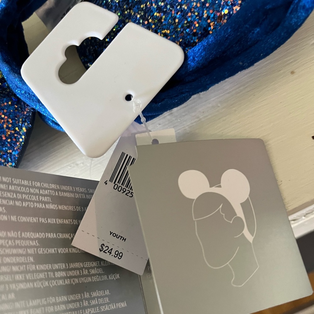 Disney Store 2 pair of sequin ears NWT’s retail $60